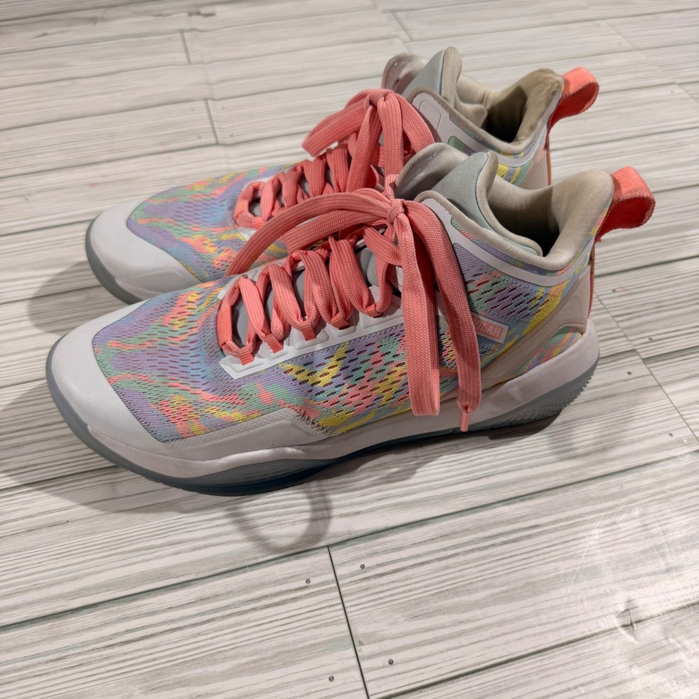Moolah Kicks Neovolt Pro Basketball Shoes Womens 8 Multi Color Pastel Sneakers